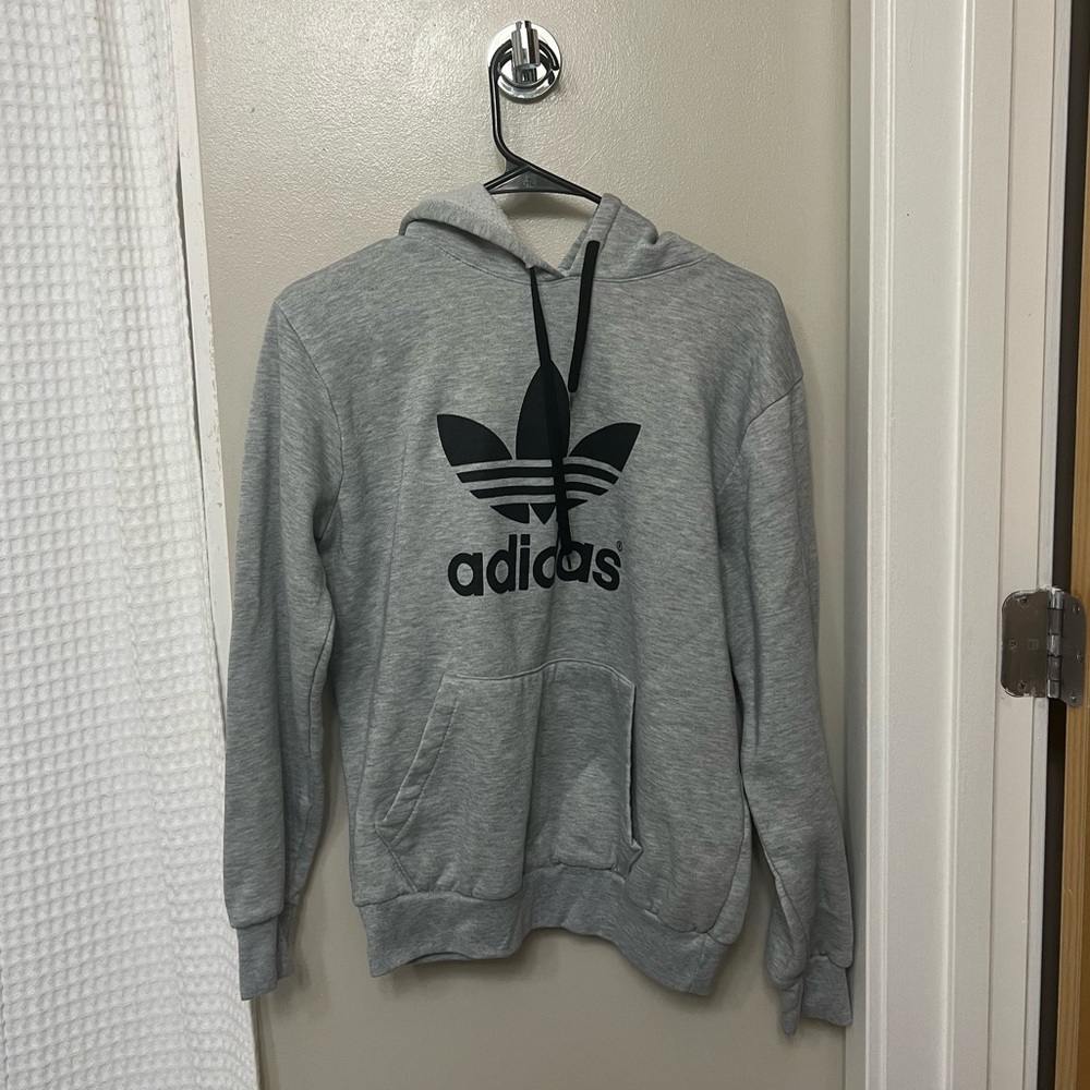 Adidas grey hoodie